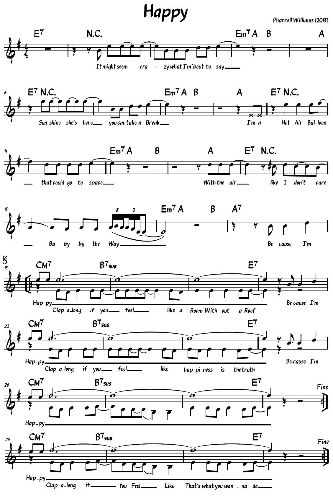 Sheet Music